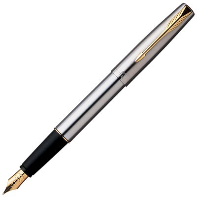 Ручка перьевая Parker Frontier F12 St. Steel GT S0684860