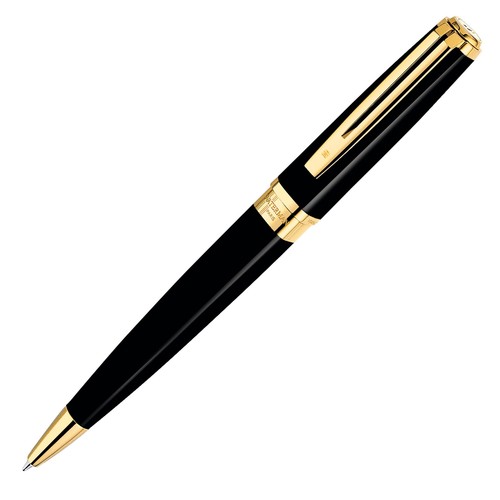 Ручка шариковая Waterman Exception Slim Black GT S0636960